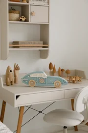 Night Light Race Car Retroblue VEHICLE (Little Lights)