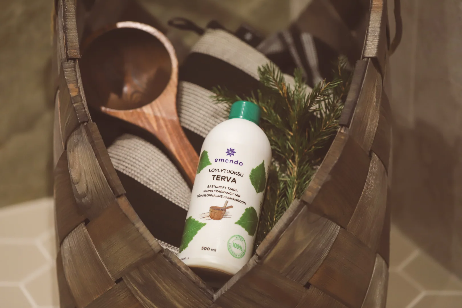 Alcatrão com aroma de sauna (Emendo) 500ml