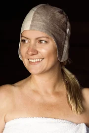 Cappello da sauna Brown (Emendo) One Size