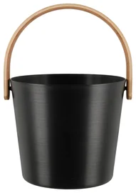 Sauna Bucket Aluminium Black (Rento)