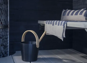 Sauna Aluminium Ladle Black (Rento)