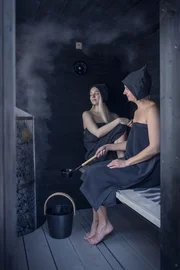 Sauna Aluminium Ladle Black (Rento)